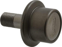 Osborn International - 1" Roller Diam x 25/32" Width, 7/16" Stud Diam x 1" Length, Flanged Concentric Stud Load Runner - Steel, 1/2" Thread Length, 7/16-20 Thread, 1-25/32" OAL, 225 Lb Dynamic Cap - Americas Tooling