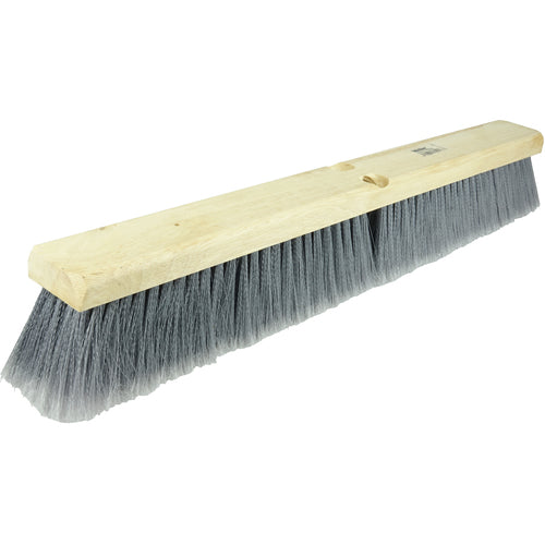 24″ Vortec Pro Fine Sweep Floor Brush, Flagged Grey Polystyrene Fill - Americas Tooling