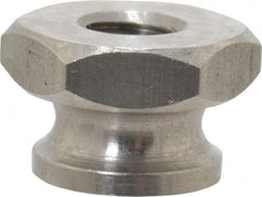 Electro Hardware - 1/4-20" UNC Thread, Uncoated, Grade 303 Stainless Steel Hex Thumb Nut - Americas Tooling