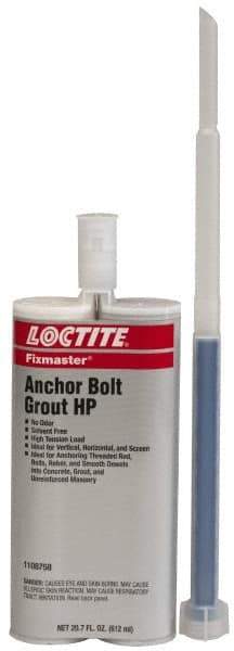 Loctite - 20.7 fl oz Epoxy Anchoring Adhesive - 20 min Working Time, 29 CFR 1910.1200 - Americas Tooling