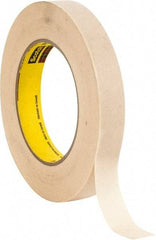 3M - 3/4" Wide x 60 Yd Long Tan Paper Masking Tape - Series 234, 5.9 mil Thick, 27 In/Lb Tensile Strength - Americas Tooling