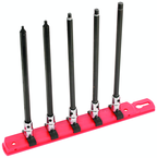 5 Piece - 2.5mm - 6.0mm - 1/4" Drive - 6" OAL - Hex Bit Socket Set - Americas Tooling