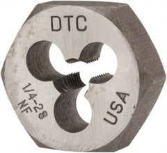 Irwin - 1/4-28 UNF Thread, 1" Hex, Right Hand Thread, Hex Rethreading Die - Exact Industrial Supply