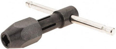 Irwin - 1/4 to 1/2" Tap Capacity, T Handle Tap Wrench - 5-1/4" Overall Length - Americas Tooling