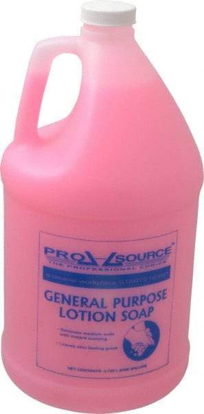 PRO-SOURCE - 1 Gal Bottle Liquid Soap - General Duty, Pink, Almond Scent - Americas Tooling