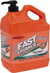 Permatex - 1 Gal Pump Bottle Liquid Hand Cleaner - Orange (Color), Citrus Scent - Americas Tooling