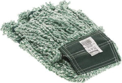 Rubbermaid - Green Head Band, Medium Microfiber Mop Pad - Americas Tooling