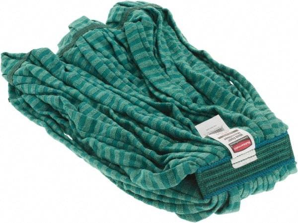 Rubbermaid - Green Head Band, Large Microfiber Mop Pad - Americas Tooling