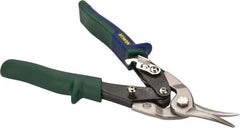 Irwin - 1-5/16" Length of Cut, Right Pattern Aviation Snip - 10" OAL, ProTouch Handle, 18 AWG Steel Capacity - Americas Tooling