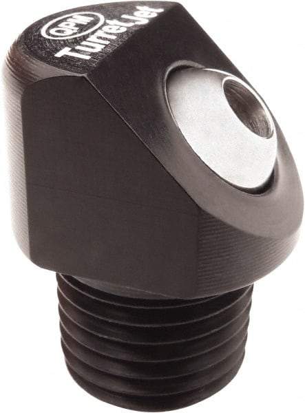 QPM Products - 5/16" Hose Inside Diam, Coolant Hose Nozzle - NPT, for Use with CNC Lathes - Americas Tooling