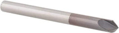 Value Collection - 1/8" Diam x 1/16" Length of Cut, 1/8" Shank Diam, 90° Included Angle, Solid Carbide, Conical Point Engraving Cutter - 1-1/2" Overall Length, Right Hand Cut, AlTiN Coated - Americas Tooling