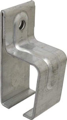 National Mfg. - 300 Lb Capacity, Galvanized, Single Box Rail Bracket - 2" Long, 4-1/2" High, 2-1/4" Wide - Americas Tooling