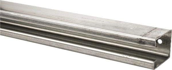 National Mfg. - 12 Ft Long, 450 Lb Capacity, Straight Boxrail - Galvanized, Series 5116 - Americas Tooling