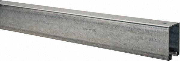 National Mfg. - 6 Ft Long, 450 Lb Capacity, Straight Boxrail - Galvanized, Series 5116 - Americas Tooling