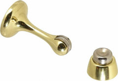 National Mfg. - 3" Projection Magnetic Door Holder - Door & Wall Mount, Brass Finish - Americas Tooling