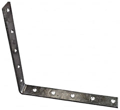 National Mfg. - 10" Long x 1-1/4" Wide, Steel, Corner Brace - Hot-Dipped Galvanized - Americas Tooling