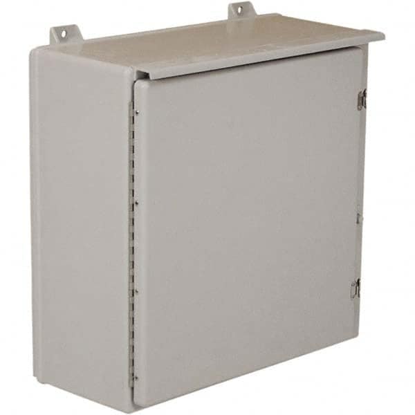 Wiegmann - NEMA 3R Fiberglass Standard Enclosure with Continuous Hinge Cover - Americas Tooling