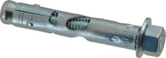 Powers Fasteners - 1/2" Diam, 1/2" Drill, 3" OAL, 1-1/4" Min Embedment Sleeve Concrete Anchor - 1018 Steel, Hex Nut Head, Hex Drive - Americas Tooling