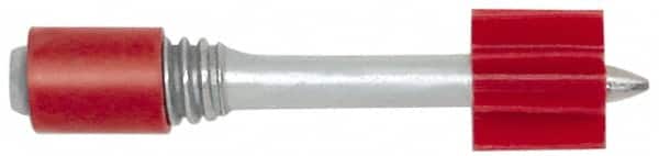 Powers Fasteners - 1/4-20 Thread, 0.145" Shank Diam, Grade 1062 Steel Powder Actuated Threaded Stud - 1" Shank Length, 3/4" Thread Length - Americas Tooling