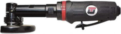 Universal Tool - 4" Wheel Diam, 17,000 RPM, Pneumatic Cutoff & Cutoff-Grinder Tool - Right Angle Handle, 1/4 NPT Inlet - Americas Tooling