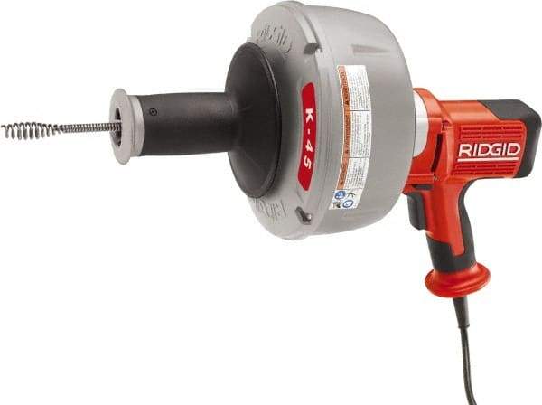 Ridgid - Electric Battery Drain Cleaning Machine - For 3/4" to 2-1/2" Pipe, 25' Cable - Americas Tooling