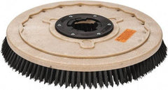 PRO-SOURCE - 18" Diam Scrubbing Brush - 18" Machine, 1-1/2" Trim Length, Black Pad, Polypropylene - Americas Tooling