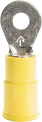 3M - 12-10 AWG Partially Insulated Crimp Connection Circular Ring Terminal - #10 Stud, 1.03" OAL x 0.38" Wide, Copper Contact - Americas Tooling