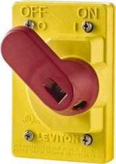 Leviton - Electrical Outlet Box Valox Switch Cover - Includes Manual Motor Starters - Americas Tooling