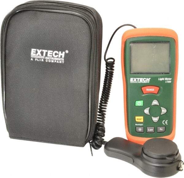 Extech - 40 to 40,000 FC, Light Meter - 5 Accuracy, Compatible with Light Lighting - Americas Tooling