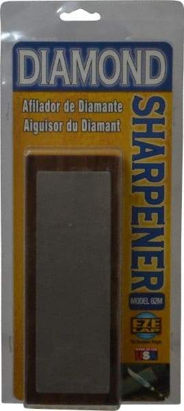 Eze Lap - 6" Long x 2" Wide Diam ond Sharpening Stone - Flat, 400 Grit, Medium Grade - Americas Tooling