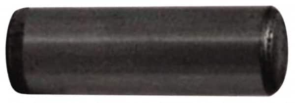 Made in USA - 1-1/4 Inch Long, Knurl Pin - 1/2 Inch Diameter, Steel - Exact Industrial Supply