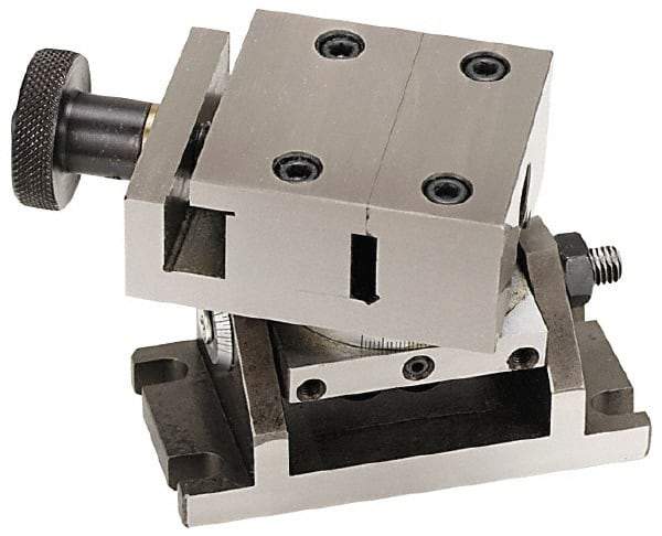 Value Collection - 2-1/4" Jaw Width x 25/32" Jaw Height, 17/32" Jaw Capacity, Sine Vise - 5-5/8" OAL x 3-3/4" Overall Height - Americas Tooling