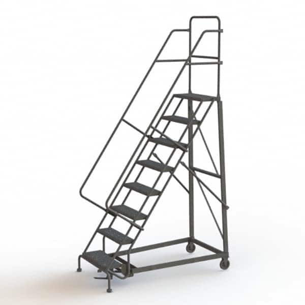 TRI-ARC - Rolling & Wall Mounted Ladders & Platforms Type: Rolling Warehouse Ladder Style: Rolling Safety Ladder - Americas Tooling