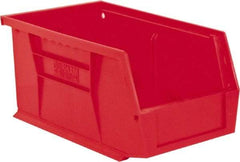 Durham - 11-3/8" Deep, Red Plastic Hang and Stack Bins - 5" High x 5-1/2" Wide x 11-3/8" Long - Americas Tooling