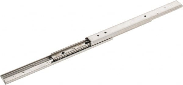 Sugatsune - 7-57/64" Slide Length, 9-1/32" Travel Length, Stainless Steel Ball Bearing Slide - 66 Lb Capacity at Full Extension - Americas Tooling