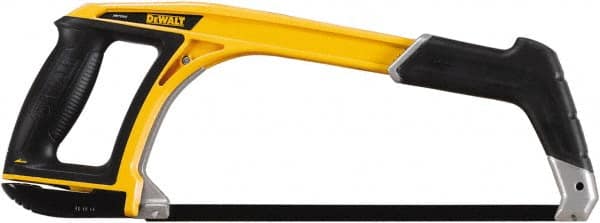 DeWALT - 12" Hacksaw - 4-3/4" Throat Depth, Aluminum Handle with Rubber Grip Insert, Ergonomically Design D-Style Handle - Americas Tooling