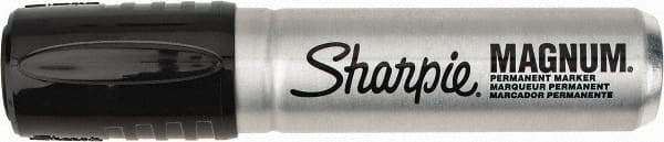 Sharpie - Black Permanent Marker - Chisel Extra Large Tip, AP Nontoxic Ink - Americas Tooling