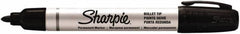 Sharpie - Black Permanent Marker - Bullet Medium Tip, AP Nontoxic Ink - Americas Tooling