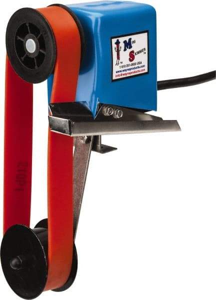 Mini-Skimmer - 5" Reach, 0.25 GPH Oil Removal Capacity, 115 Max Volt Rating, Belt Oil Skimmer - 40 to 125°F - Americas Tooling