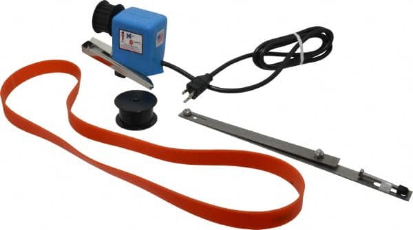 Mini-Skimmer - 18" Reach, 0.25 GPH Oil Removal Capacity, 115 Max Volt Rating, Belt Oil Skimmer - 40 to 125°F - Americas Tooling