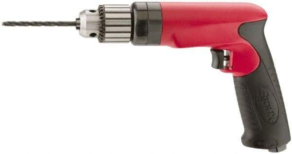 Sioux Tools - 3/8" Keyed Chuck - Pistol Grip Handle, 4,000 RPM, 14.16 LPS, 30 CFM, 1 hp - Americas Tooling