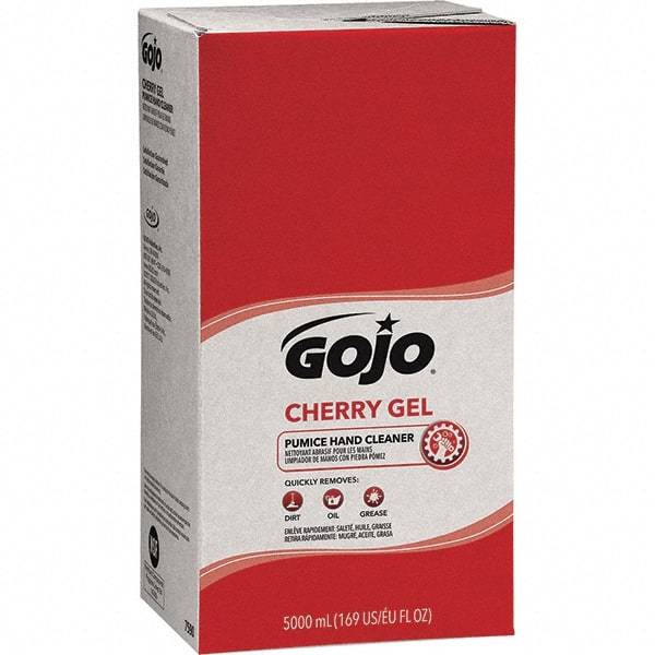 GOJO - 5,000 mL Bottle Gel Hand Cleaner - Cherry Scent - Americas Tooling