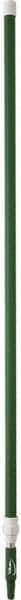 Vikan - 115 x 1-1/4" Aluminum Squeegee Handle - European Threaded Connection, Green, Telescoping - Americas Tooling