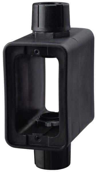 Cooper Wiring Devices - 1 Gang, Thermoplastic Rectangle Portable Outlet Box - 6-1/2" Overall Height x 4-1/4" Overall Width x 2-5/8" Overall Depth, Weather Resistant - Americas Tooling