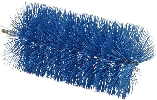 Vikan - 3-1/2" Diam Polyester Tube Brush - 7-1/2" OAL, 7" Head Length, Stainless Steel Handle - Americas Tooling