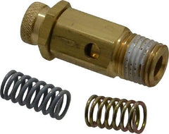 Midwest Control - 1/4" Non-Code Safety Valve - For Use with Compressed Air Systems, 1.77" High - Americas Tooling