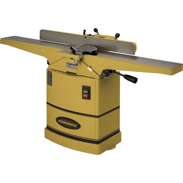 Powermatic - 6,000 RPM, 6" Cutting Width, Jointer - 4" Fence Height, 38" Fence Length, 1 hp - Americas Tooling