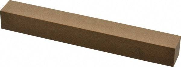 Made in USA - 6" Long x 3/4" Wide x 3/4" Thick, Aluminum Oxide Sharpening Stone - Square, Medium Grade - Americas Tooling