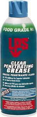 LPS - 11 oz Aerosol w/ PTFE Penetrating Grease - Clear, Food Grade, 400°F Max Temp, - Americas Tooling