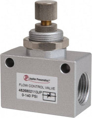 PRO-SOURCE - 1/2" NPT Inline Flow Control Valve - 0 to 140.78 psi & Aluminum Alloy Material - Americas Tooling